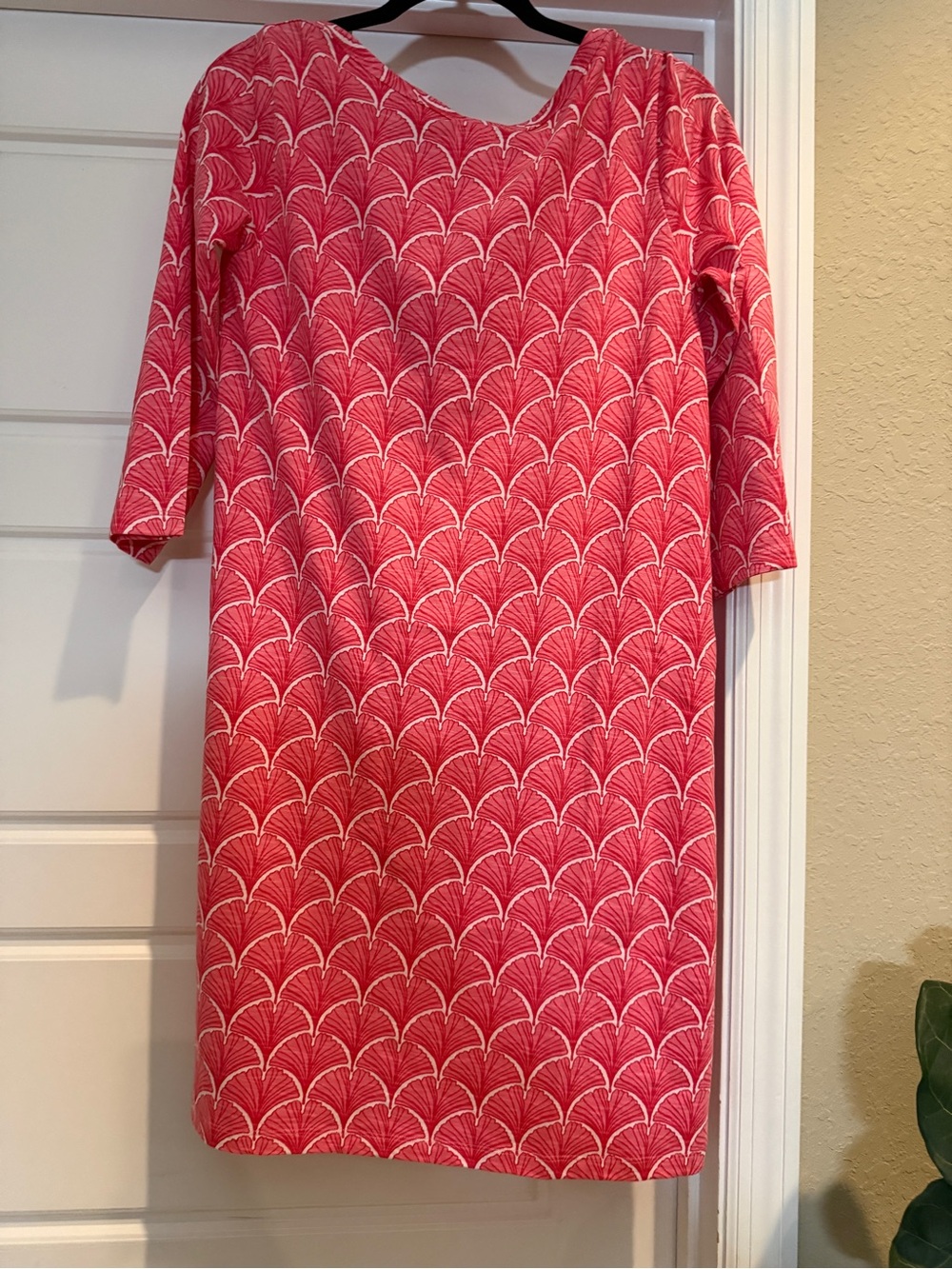 Capelton Road by Hatley Coral Fans 3/4 Sleeve Summer Dress - Picture 5 of 10